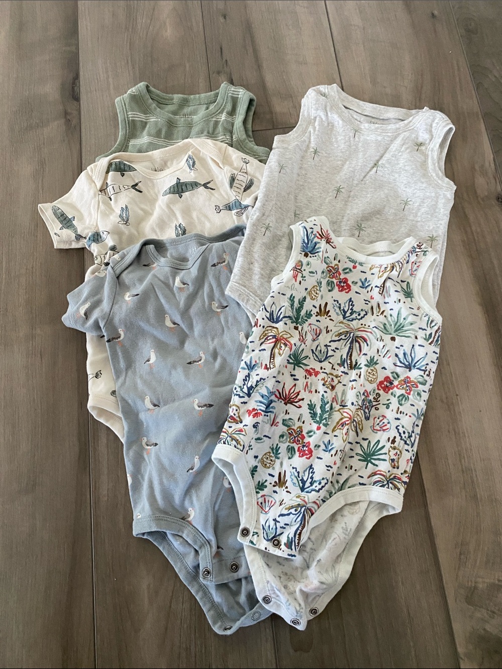 Lot of 18 month summer clothing. Carters, little planet, old navy.